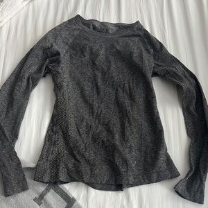 Figs Women's Gray Long Sleeve Underscrub